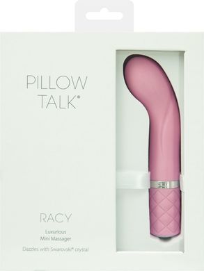 Розкішний вібратор Pillow Talk - Racy Pink з кристалом Swarovski для точки G, подарункове паковання SO2719 фото