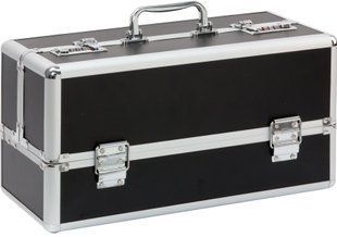 Великий кейс для зберігання секс-іграшок BMS Factory Large Lokable Vibrator Case Black,кодовий замок SO8899 фото