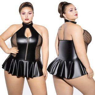 Боді JSY P61158 Black Plus Size SX1876 фото