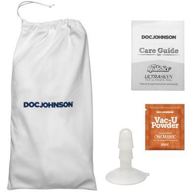 Фалоімітатор Doc Johnson The Realistic Cock ULTRASKYN - 12 Inch Hung with Balls Caramel SX4468 фото