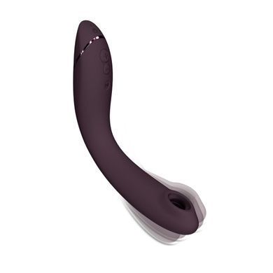 Вакуумний стимулятор для точки G та клітора з вібрацією Womanizer OG Aubergine, 12 рівнів, 3 режими SX0531 фото