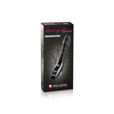 Вібратор з електростимуляцією Mystim Sizzling Simon eStim Black, міостимулятор SO3473 фото