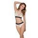 Трусики з широкою гумкою і мереживом Passion PS001 PANTIES S, ecru SO4165 фото 1