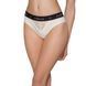 Трусики з широкою гумкою і мереживом Passion PS001 PANTIES S, ecru SO4165 фото 5