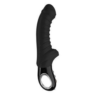 Вібратор для точки G Fun Factory TIGER black, ребристий, підходить для анальної стимуляції SX0930 фото