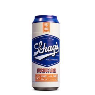 Мастурбатор &ndash; банка пива Blush Schag's Luscious Lager Masturbator Frosted, самозмащуваний, вакуум SO8840 фото