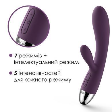 Вібратор-кролик з інтелектуальним режимом Svakom Alice Violet SO4821 фото