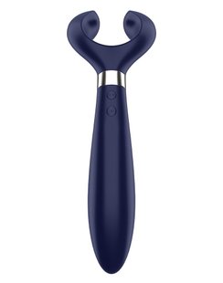 Вібратор для пар Satisfyer Endless Fun Blue, три мотори, багатофункціональний SO6992 фото