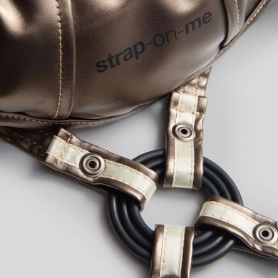 Трусики для страпону Strap-On-Me Leatherette Harness DESIROUS - NEW DESIGN SX4029 фото