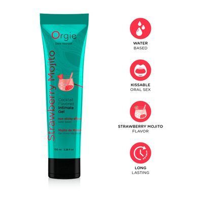 Лубрикант на водній основі Orgie Lube Tube Strawberry Mojito, 100 мл SX1519 фото