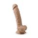Фалоімітатор з вібрацією SilexD Vetus Vibro Flesh (MODEL 1 size 8in) + LRS, двошаровий, діам. 4,2 см SO8213 фото 1