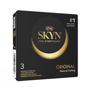 Безлатексні преміум-презервативи SKYN Original 3 шт SX2380 фото