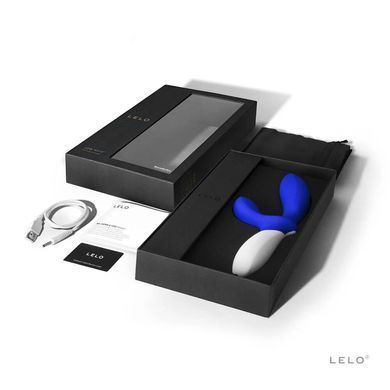 Масажер простати LELO Loki Wave Federal Blue, 2 мотори, манливий рух + стимуляція промежини SX0707 фото