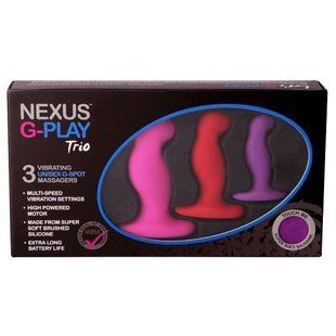 Набір анальних вібраторів Nexus G-Play Trio E21988 фото