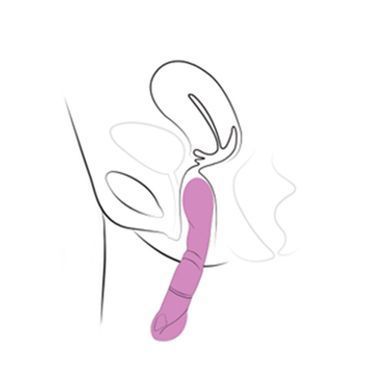 Вібратор Adrien Lastic Nyx 2.0 стимуляція точки G і входу в піхву, що перезаряджається SO6020 фото