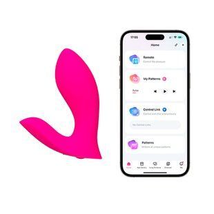 Смарт-вібратор у трусики Lovense Flexer, манливий рух + вібрація, стимуляція клітора та точки G SO7485 фото